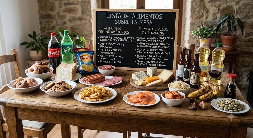 Alimentos que empeoran el vértigo: sal, cafeína, alcohol y quesos madurados